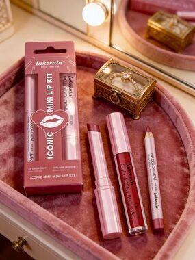 Iconic Mini Lip Kit — Pink